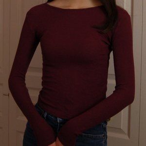 ✪ Prince & Fox Ribbed Long Sleeve Tee